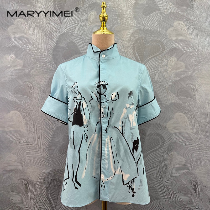 Summer Edition Clothing - MARYYIMEI Moda baskılı kadın giyim karakterli