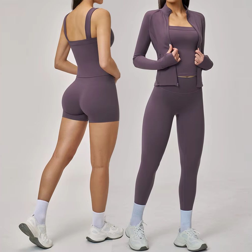 Summer Clothing Logo - 2/3 Parça Kadın Eşofman Yoga Seti
