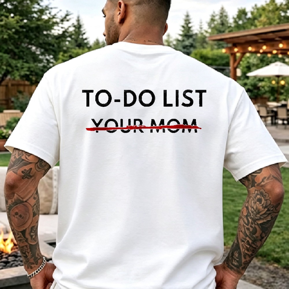 Summer Clothing List - Komik Yapılacaklar Listesi Anneniz T Shirt