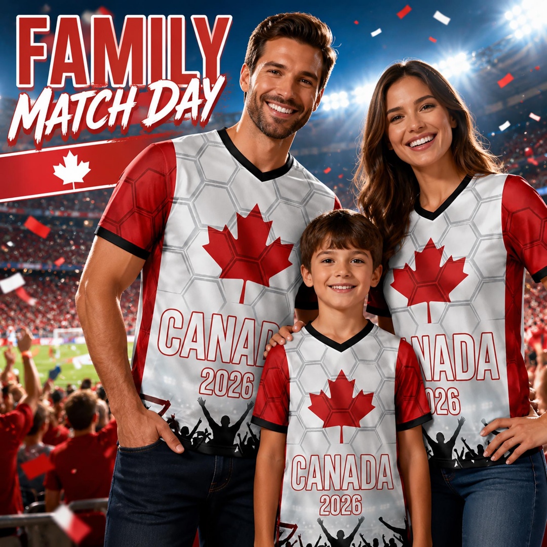Summer Clothing Women Canada - 2026 Kanada Futbol Forması Unisex Taraftar
