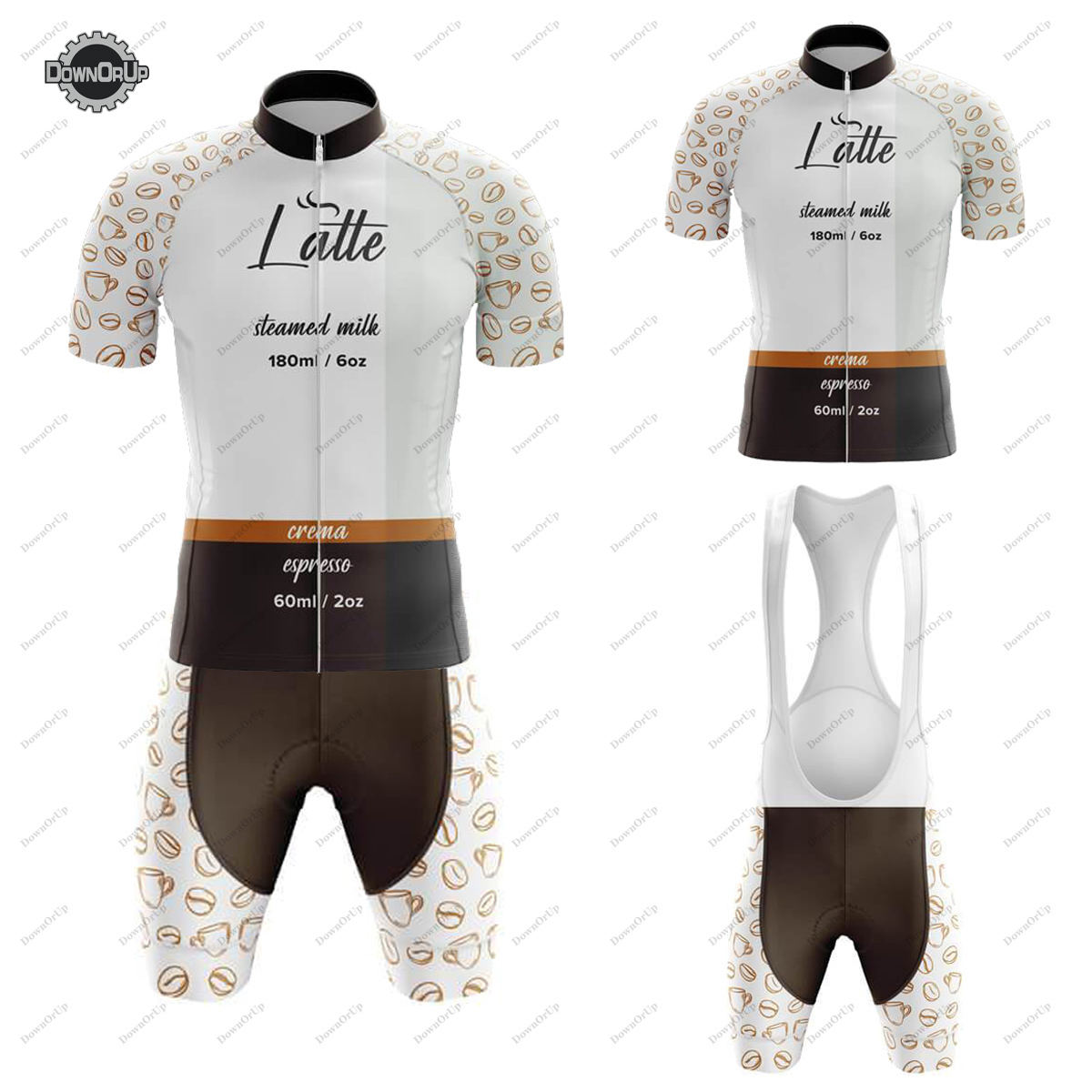 Summer Clothing List - Kahve Listesi Latte Bisiklet Forması Seti