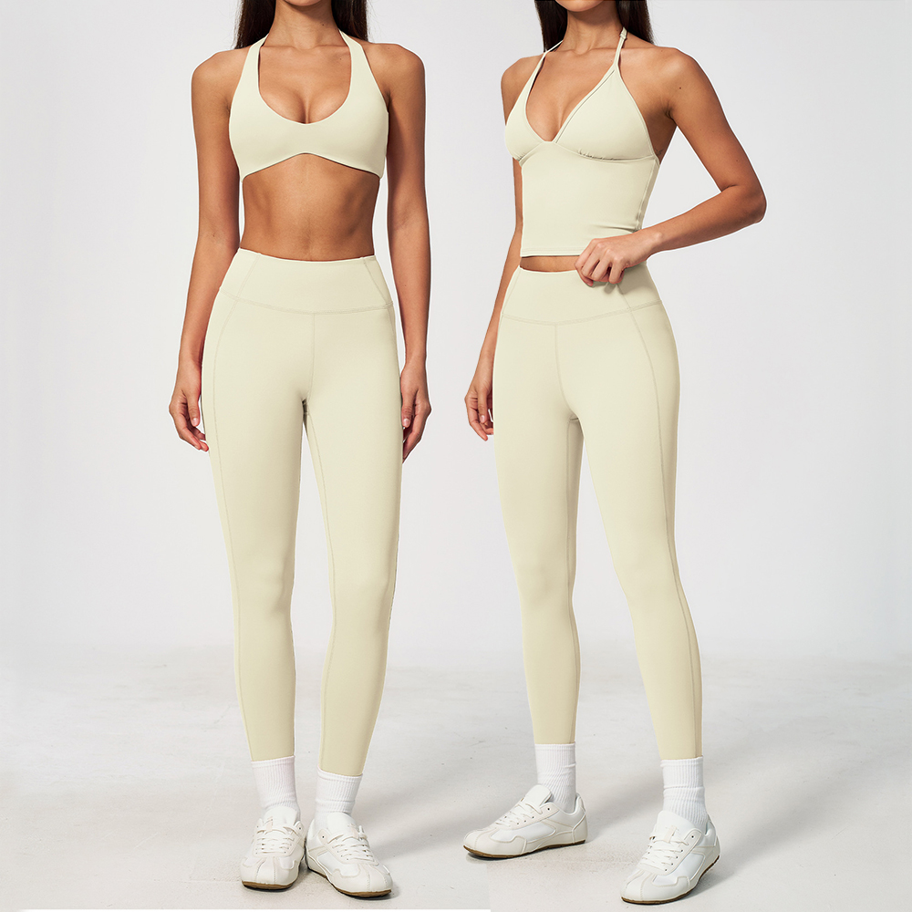 Summer Clothing Logo - Kadın 2 Parça Yoga Seti 3/4