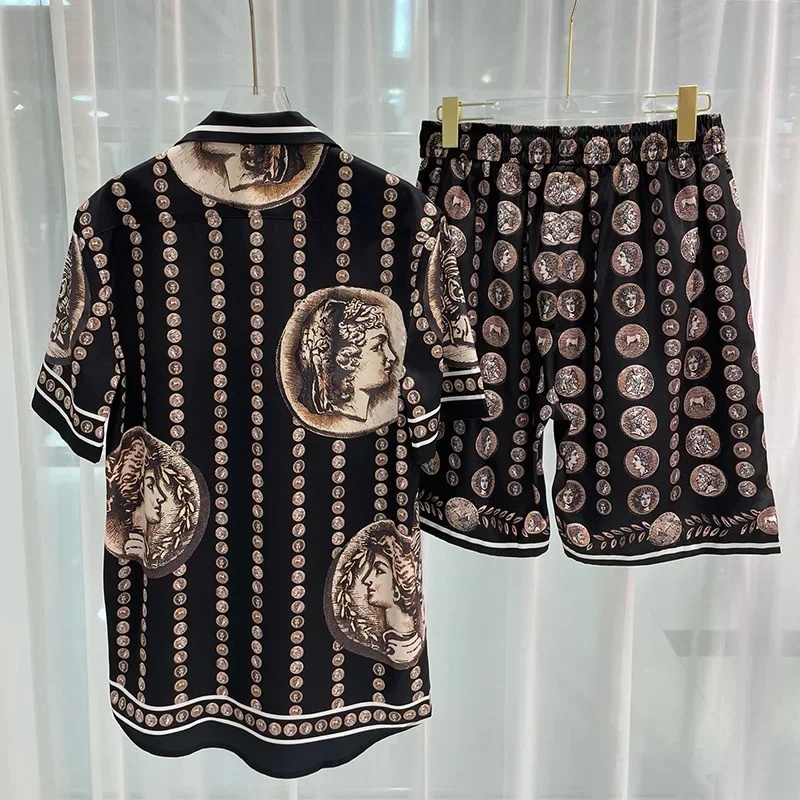 Summer Clothing Guys - Ropa Hombre Kraliyet Lüks Erkek Gömlek