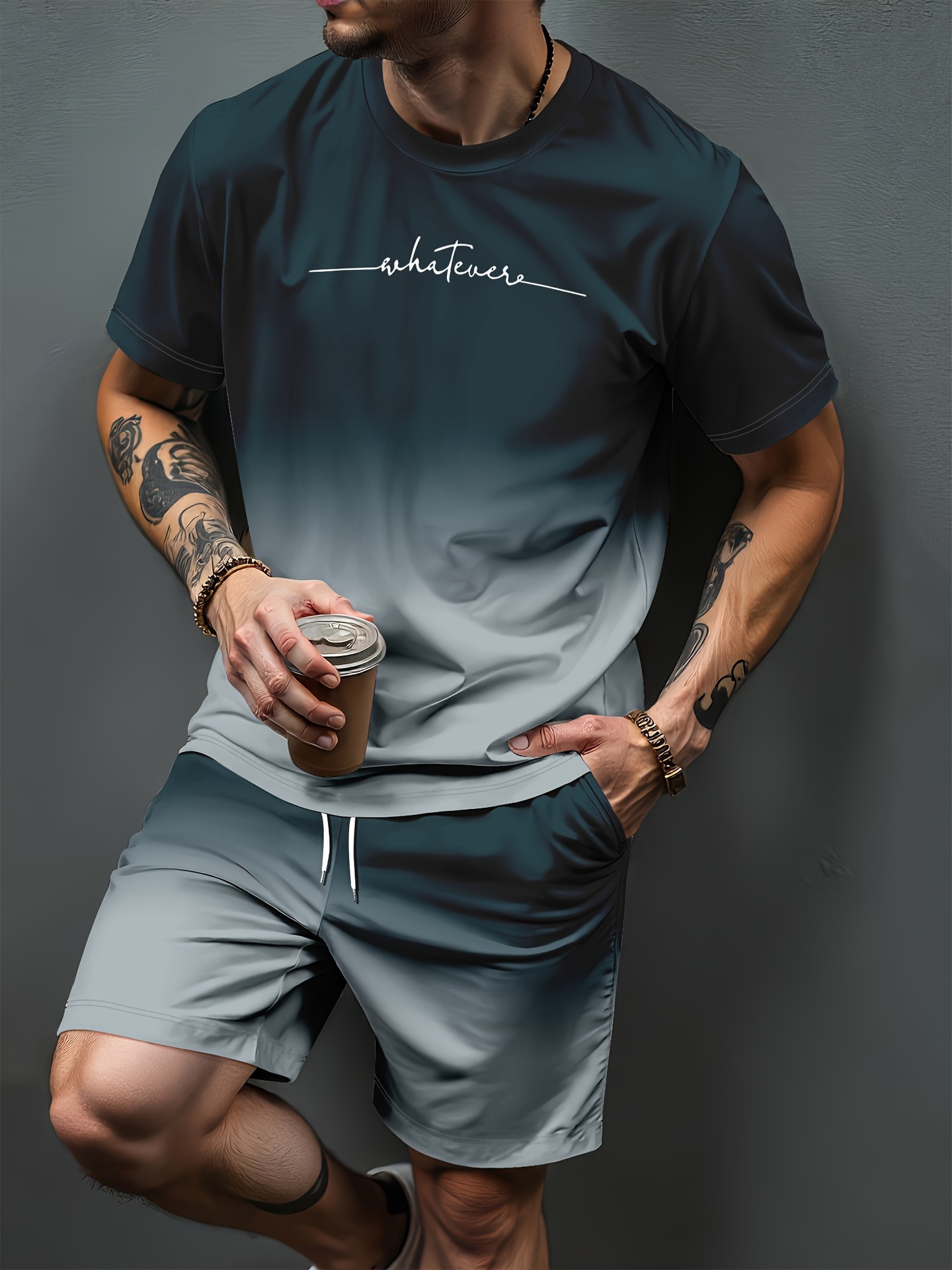Degrade Mektup Desen 3D Baskı  - Summer Alt Clothing incelemesi ve fiyatı