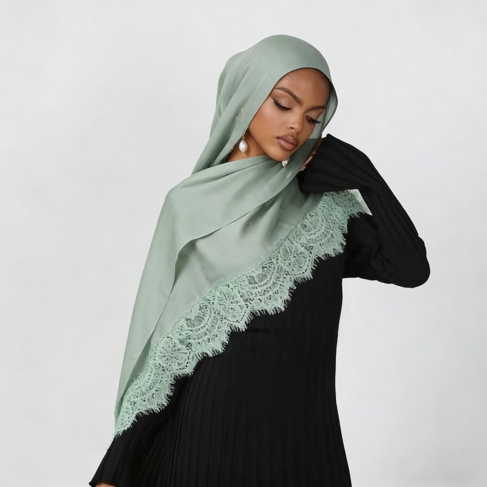 Yeni Dantel Eklemeli Rayon Pam - Summer Clothing Hijab incelemesi ve fiyatı