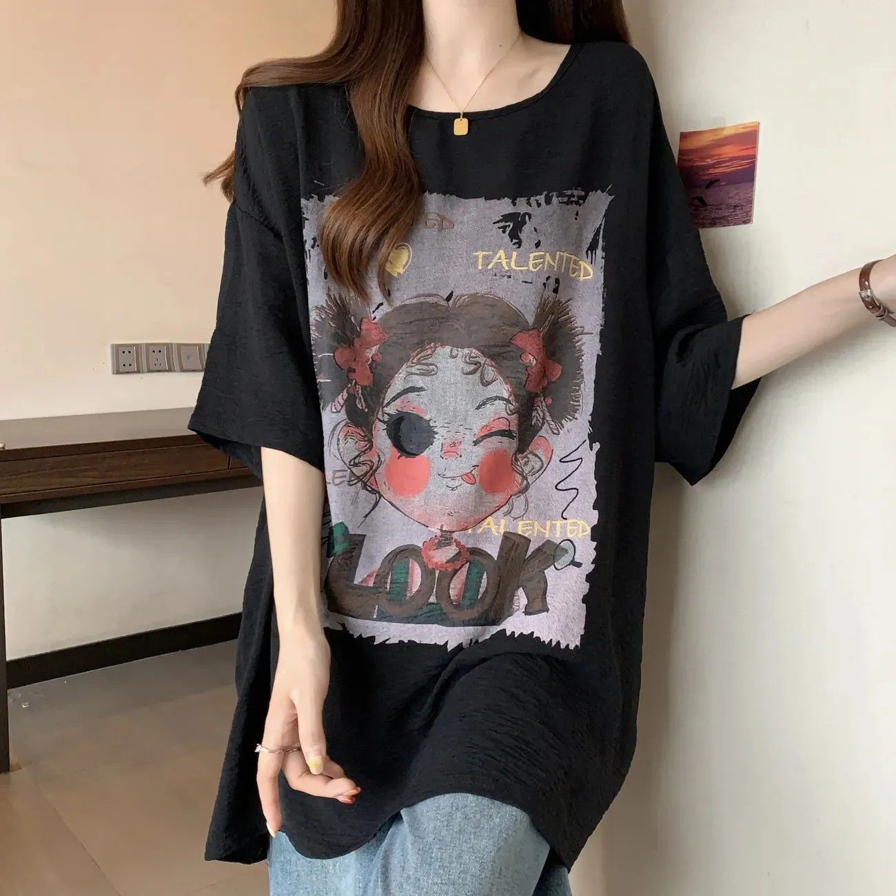 Büyük beden kadın giyim ilkbah - Summer Clothing Cartoon incelemesi ve fiyatı