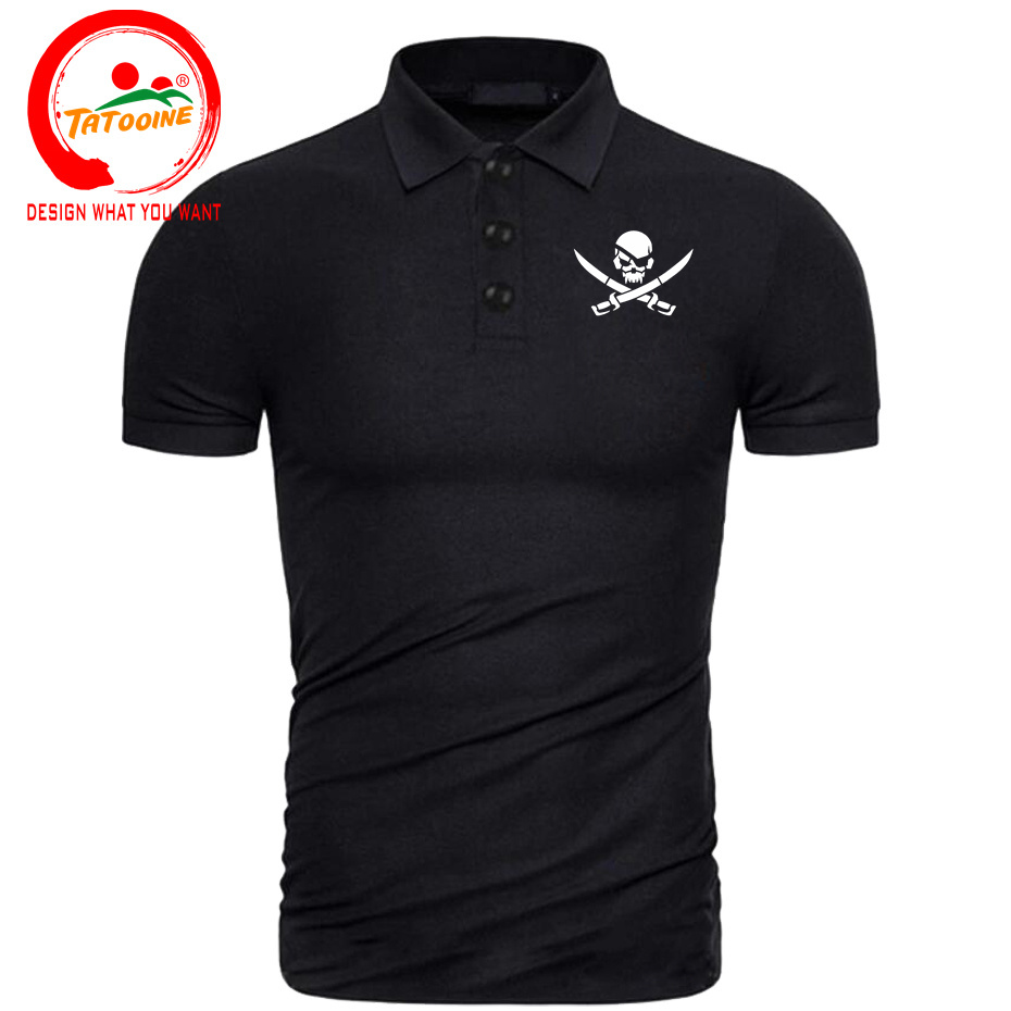 Korsan kafatası Logo baskı Pol - Summer Clothing Logo incelemesi ve fiyatı