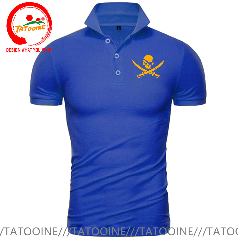 Korsan kafatası Logo baskı Pol - Summer Clothing Logo incelemesi ve fiyatı