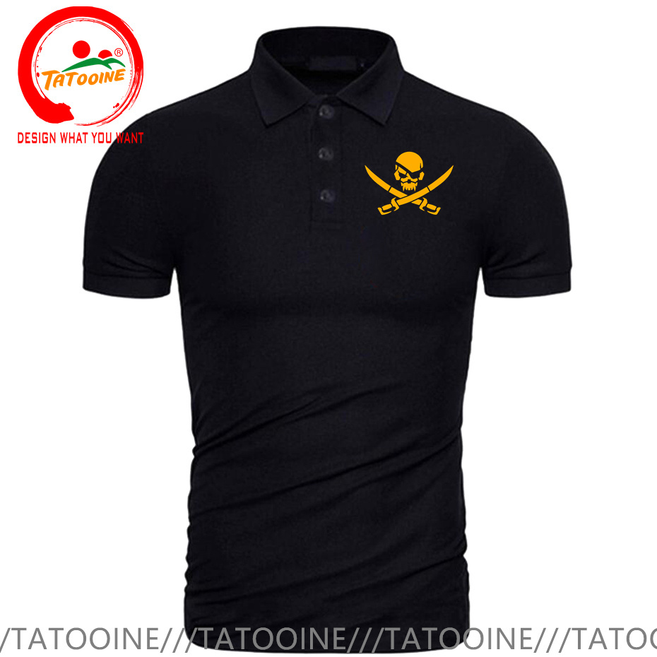 Korsan kafatası Logo baskı Pol - Summer Clothing Logo incelemesi ve fiyatı