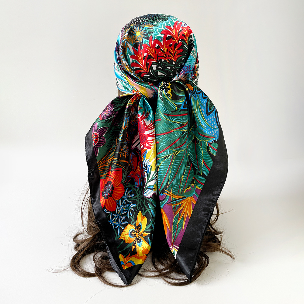 Kare ipek eşarp Kadın Lüks Mar - Summer Clothing Hijab incelemesi ve fiyatı
