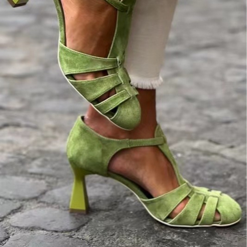 Kadın Yeşil Süet Kitten Topukl - Summer Clothing Stores incelemesi ve fiyatı