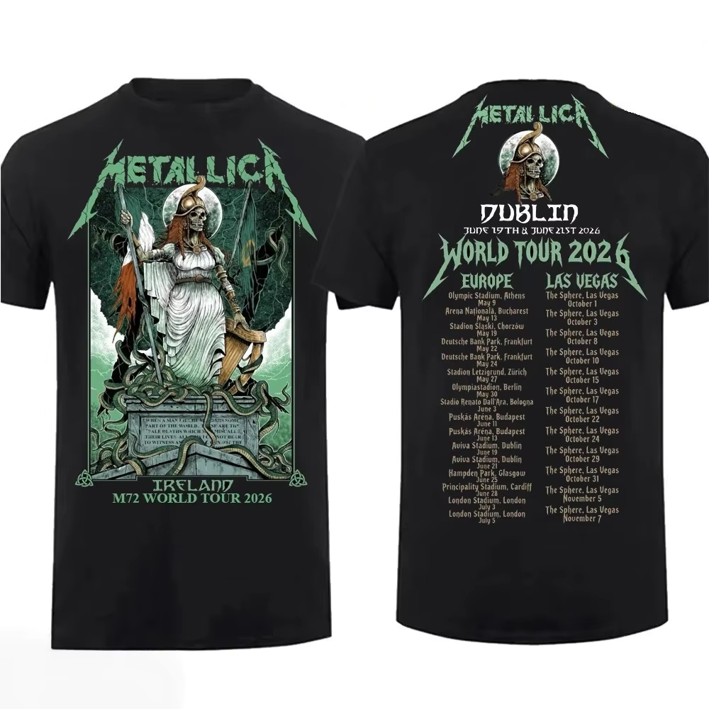Metallica Band M72 Dünya Turu  - Ireland Summer Clothing incelemesi ve fiyatı