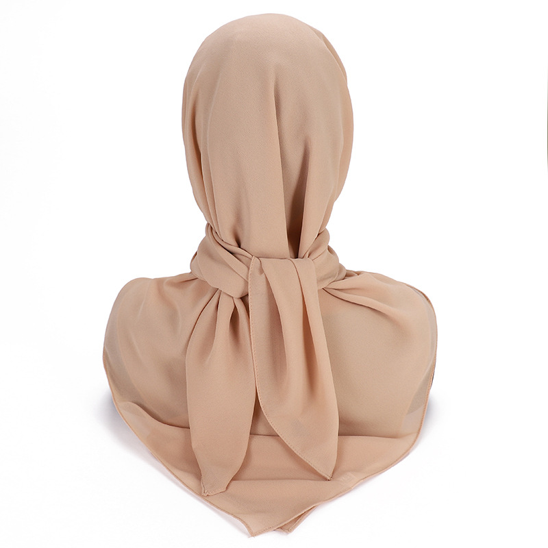 90*90CM Headwrap ağır şifon ka - Summer Clothing Hijab incelemesi ve fiyatı