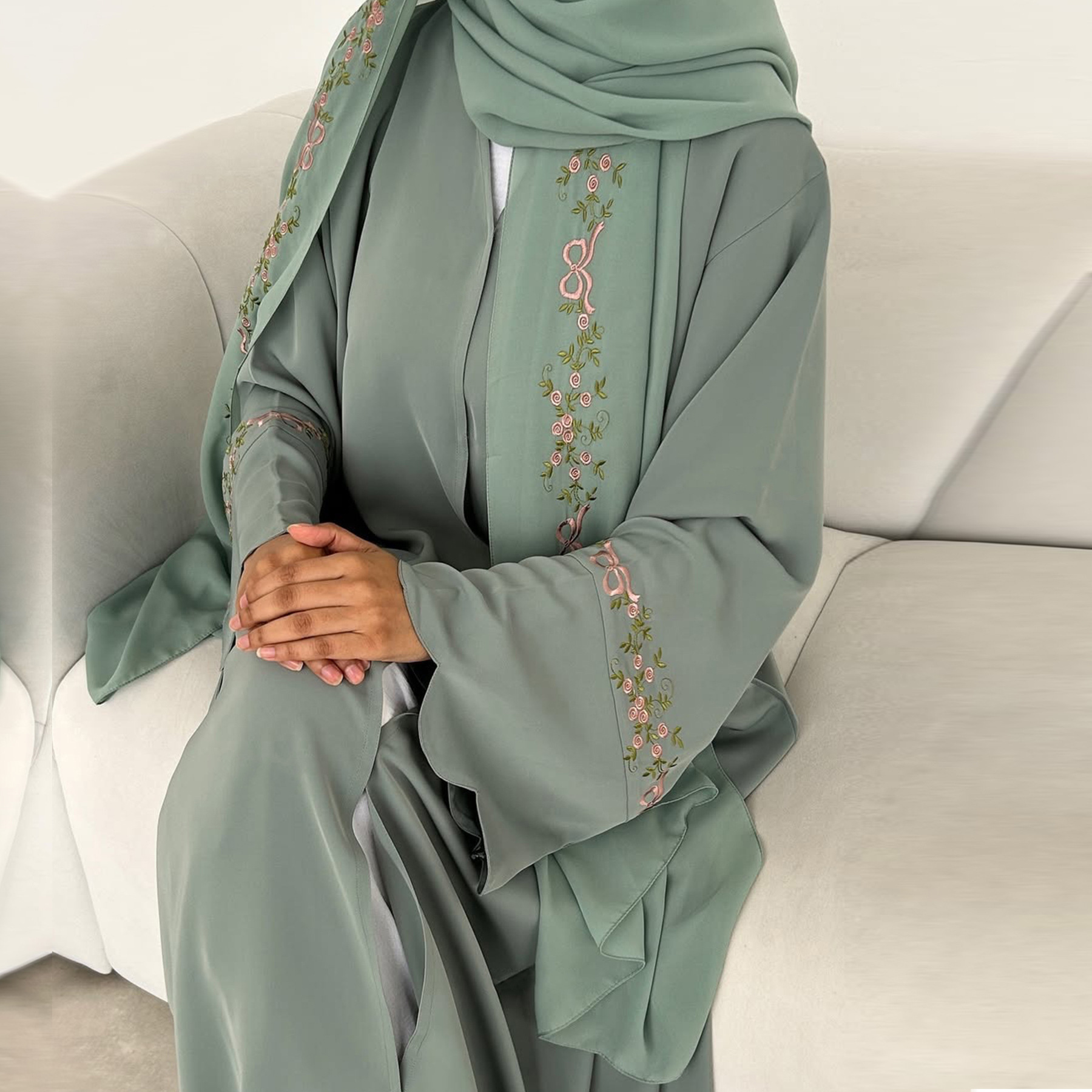 Dubai Abaya Üreticisi İslami G - Summer Clothing Hijab incelemesi ve fiyatı
