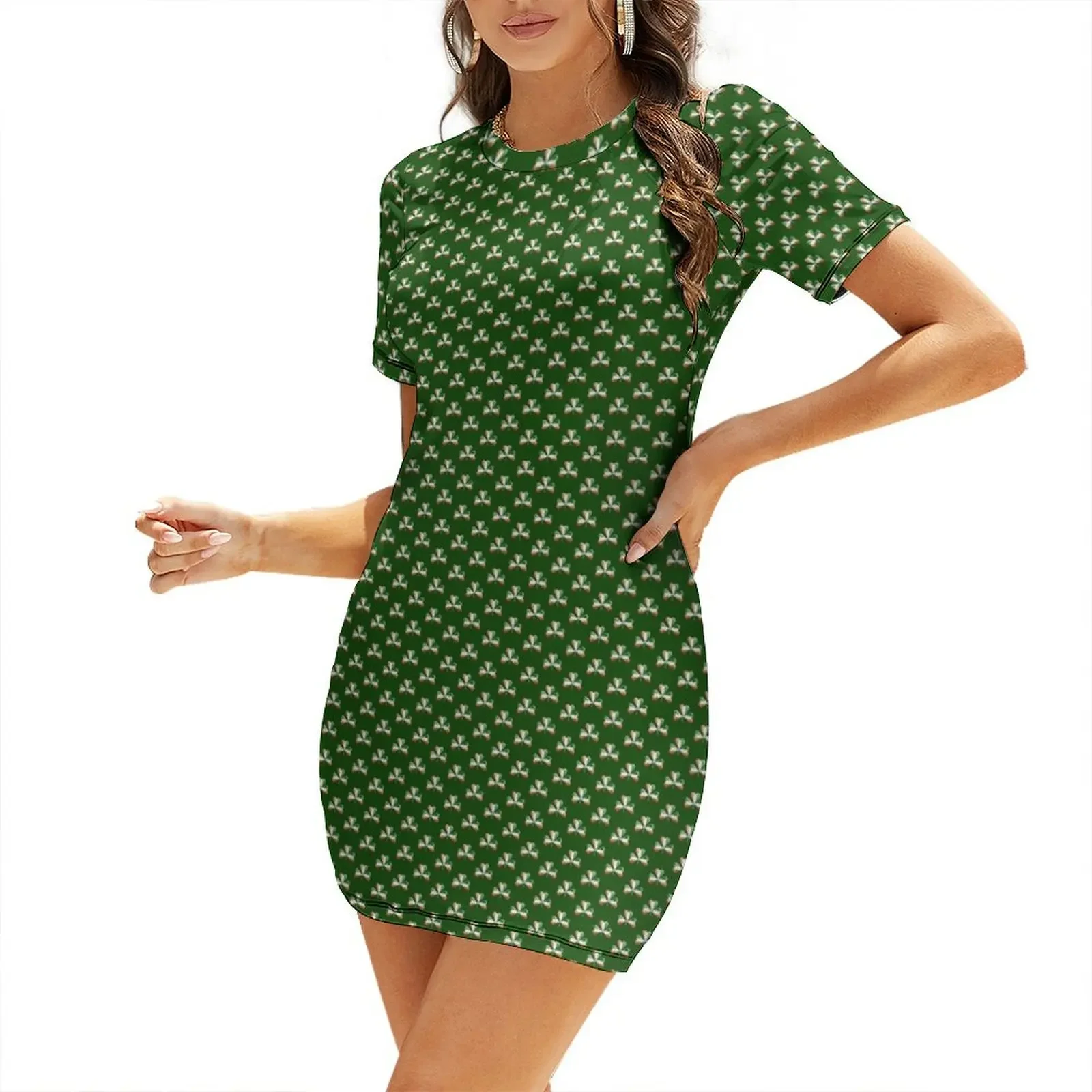 İrlanda Bayrağı Renkleri Yonca - Ireland Summer Clothing incelemesi ve fiyatı