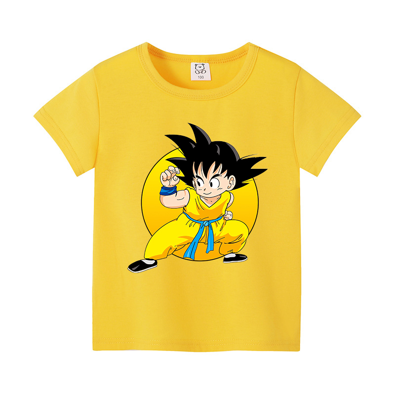 Dragon Ball Goku T-shirt çocuk - Summer Clothing Cartoon incelemesi ve fiyatı
