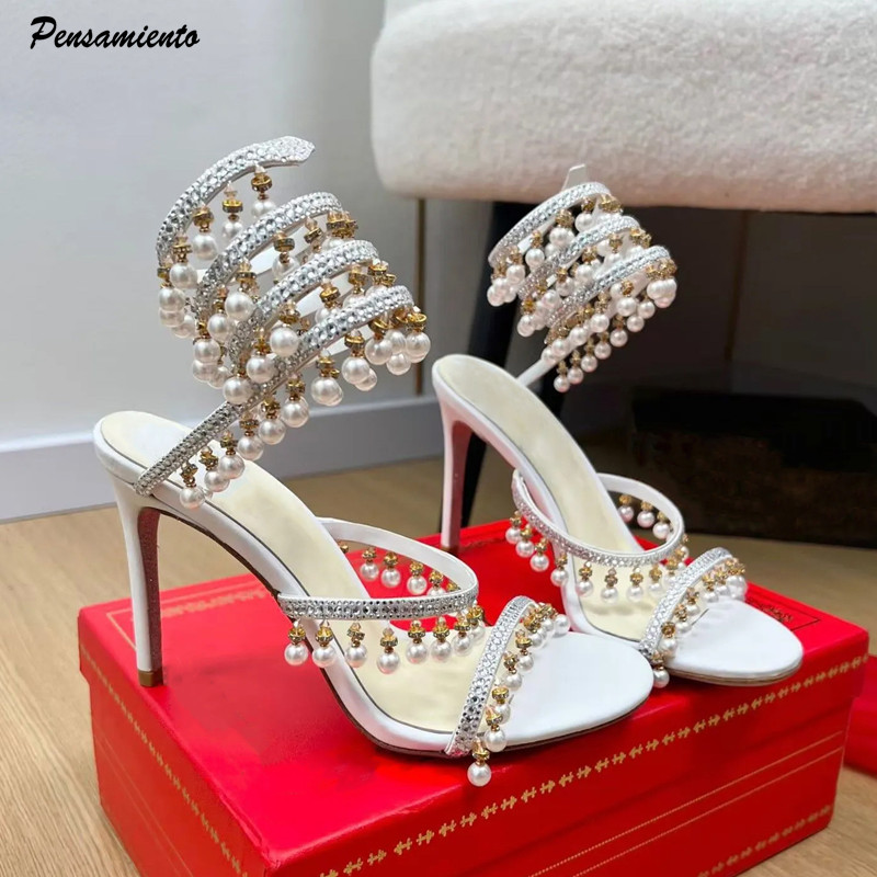 Lüks Rhinestones İnciler Püskü - Summer Clothing Stores incelemesi ve fiyatı