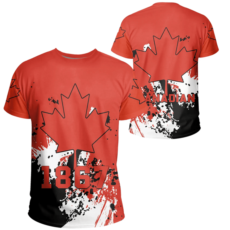Kanada gün T-shirt kanada bayr - Summer Clothing Women Canada incelemesi ve fiyatı