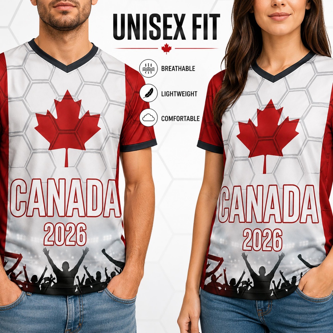 2026 Kanada Futbol Forması Uni - Summer Clothing Women Canada incelemesi ve fiyatı