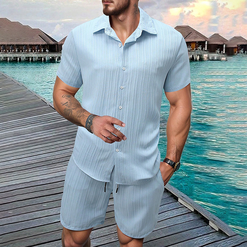 2026 Yeni Erkek Dikey Kırışık  - Summer Clothing Guys incelemesi ve fiyatı